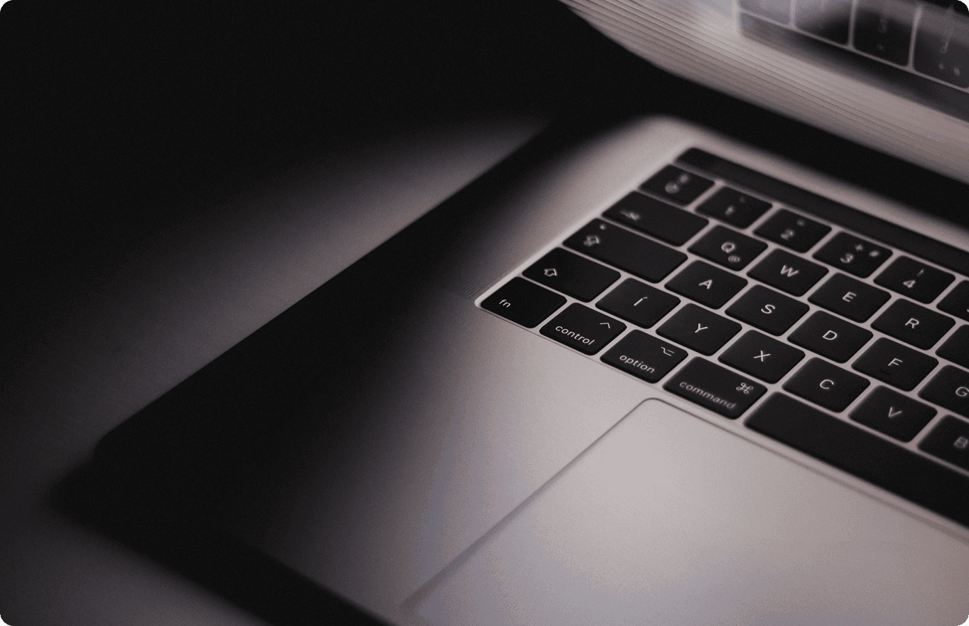 Laptop keyboard background